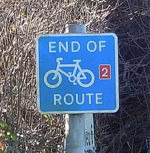 End of route